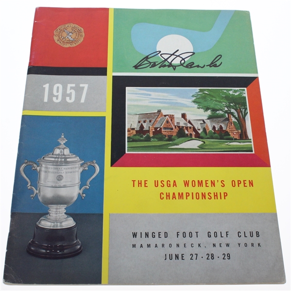 Betsy Rawls Signed 1957 US Womens Open Championship Program JSA ALOA