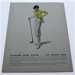 Betsy Rawls Signed 1957 US Women's Open Championship Program JSA ALOA