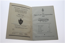 1953 Open Championship at Carnoustie Official Program - Friday - Ben Hogan Winner