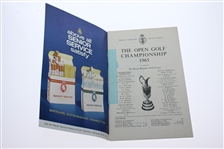 Peter Thomson Signed 1965 Open Championship at Royal Birkdale Program JSA ALOA