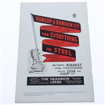 Bob Charles Signed 1963 Open at Royal Lytham Program with Friday Draw Sheet JSA ALOA