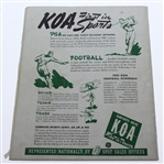 1941 PGA Championship Program Signed by Horton Smith Plus Vic Ghezzi Signed Photo JSA ALOA