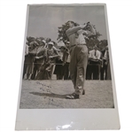 1941 PGA Championship Program Signed by Horton Smith Plus Vic Ghezzi Signed Photo JSA ALOA