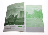 1960 US Open at Cherry Hills CC Program - Arnold Palmer Winner