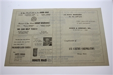 1950 Western Open Program, Contestant & Caddie Badge, WGA Guest Badge, Snead Signed Photo JSA ALOA