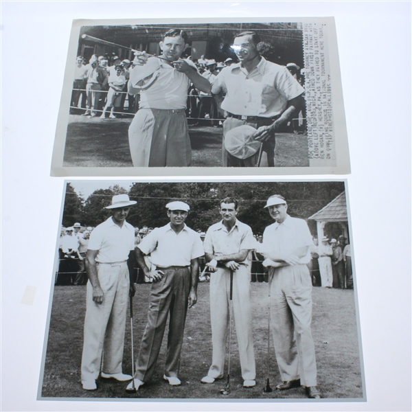 Lot of Two 1946 PGA Championship Ben Hogan Photos