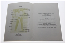 Arnold Palmer Signed 1960 Ligonier Chamber of Commerce Dinner Program JSA ALOA
