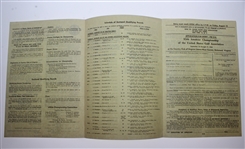 1955 US Amateur Program, Ticket, Scorecard, Entry Form, & Harvie Ward Signed 3x5 JSA ALOA