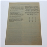 1955 US Amateur Program, Ticket, Scorecard, Entry Form, & Harvie Ward Signed 3x5 JSA ALOA