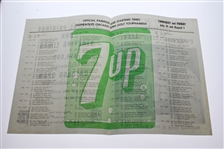 1958 Chicago Open Program, Pairing Sheet, & Winner Venturi 8x10 w/Trophy