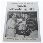 1958 Chicago Open Program, Pairing Sheet, & Winner Venturi 8x10 w/Trophy