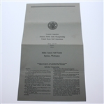 1941 Public Links Entry Form, Application, Announcement, & Contestant Badge