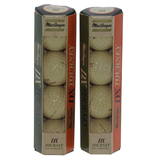 Two Classic Sleeves MacGregor DX Tourney High Compression Golf Balls