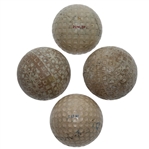 Four Classic Golf Balls - Dunlop Maxpar, Kro-Flite, Blueston, & Unmarked