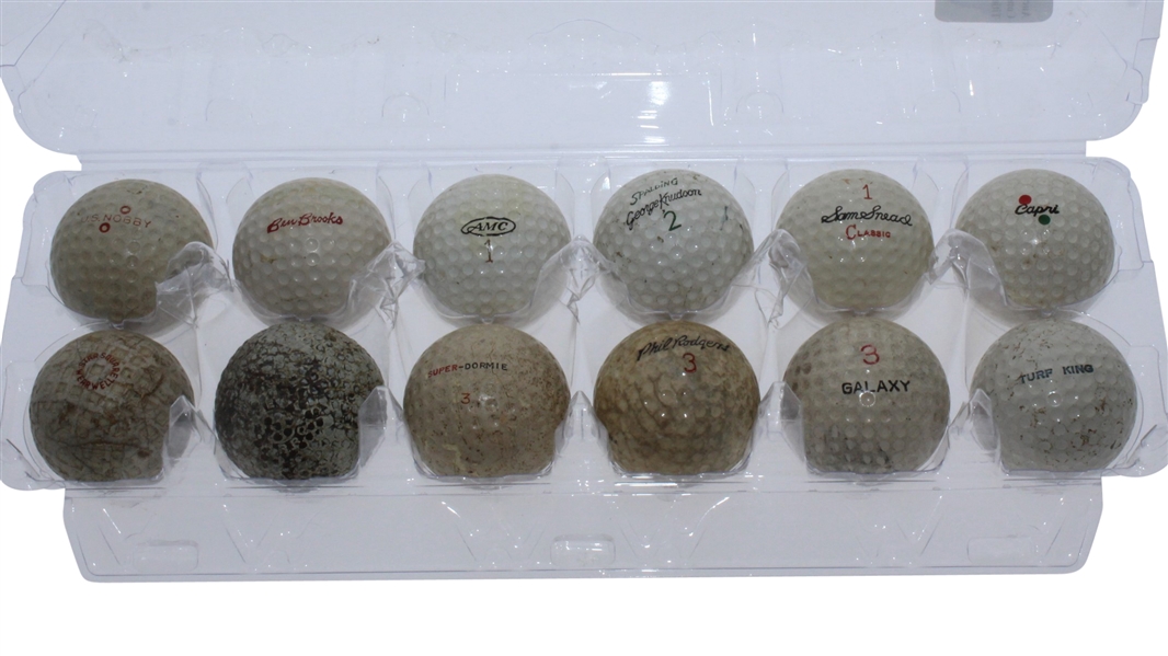 Dozen Assorted Classic Golf Balls