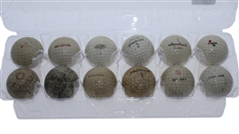 Dozen Assorted Classic Golf Balls