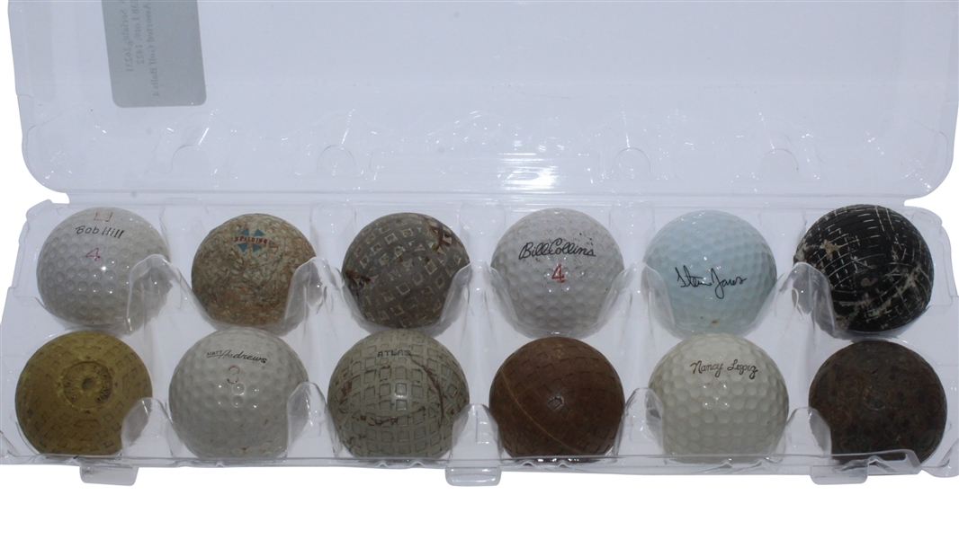 Dozen Assorted Classic Golf Balls