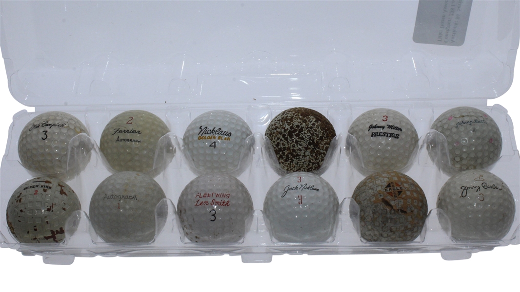 Dozen Assorted Classic Golf Balls