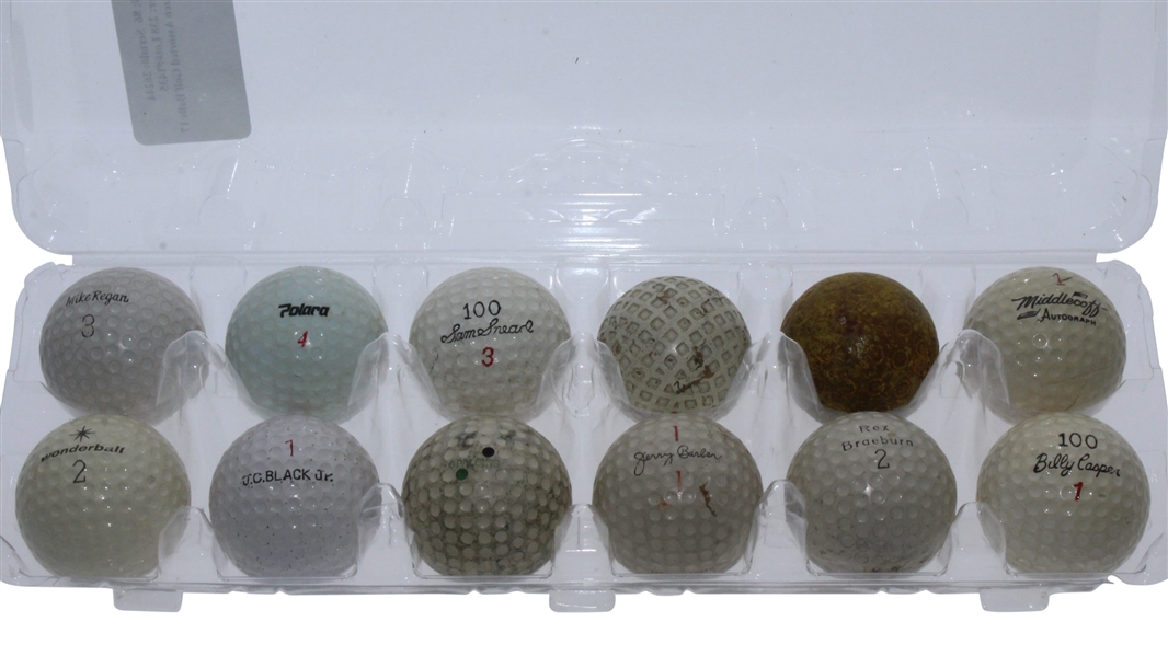 Dozen Assorted Classic Golf Balls