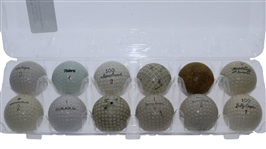Dozen Assorted Classic Golf Balls