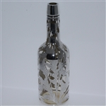 1934 Ormond Beach Golf Club Sterling Silver Overlay with Scottish Thistles Decanter Trophy