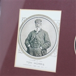 Old Tom Morris & Young Tom Morris Framed Medal with Images & Biographical Sketch