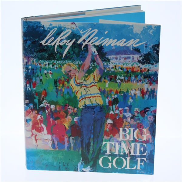 Leroy Neiman Signed Big Time Golf 1992 Book JSA ALOA