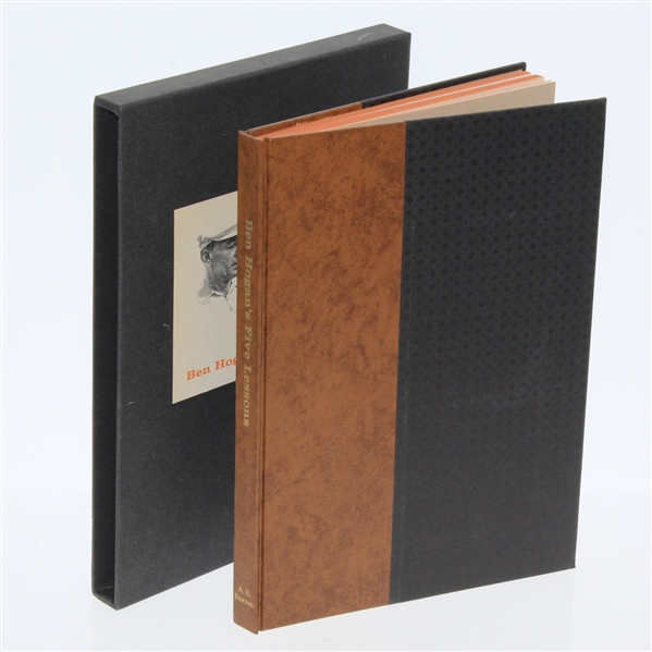 Ben Hogans "Five Lesson" Deluxe 1st Edition Book in Slip Case