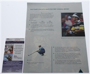 Payne Stewart Signed Magazine Page JSA #P36781