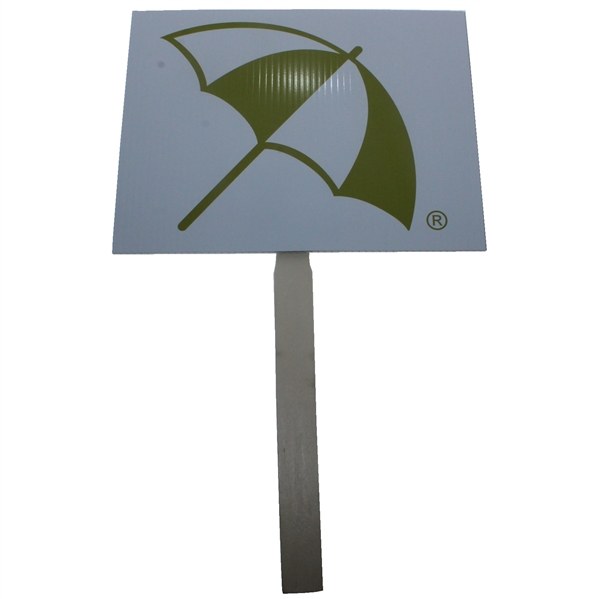 Arnold Palmer Logo Paddle from Funeral at St. Vincent Basilica - with Affidavit 