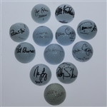 Twelve Signed Golf Balls by Women Golfers JSA ALOA