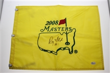 Ray Floyd Signed 2008 Masters Embroidered Flag with 76 Notation JSA #M48118