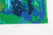 LeRoy Neiman Signed Ltd Ed 110/300 Tiger Woods 2000 Valhalla JSA ALOA