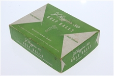 JC Higgins-50 Resilient Rubber Center Dozen Golf Balls - Box Only - Roth Collection