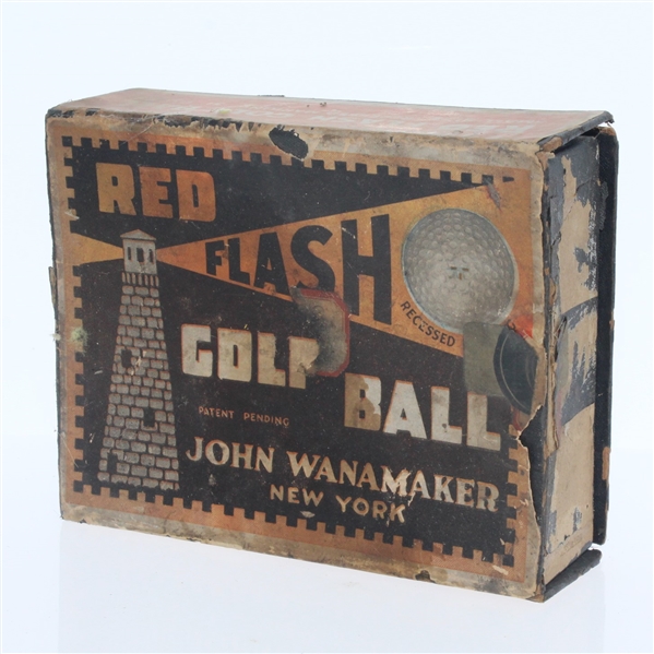Red Flash Recessed Marking Dozen Golf Balls - Box Only - Roth Collection
