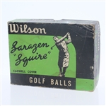 Wilson Sarazen Squire Cadwell Cover Dozen Golf Balls - Box Only - Roth Collection