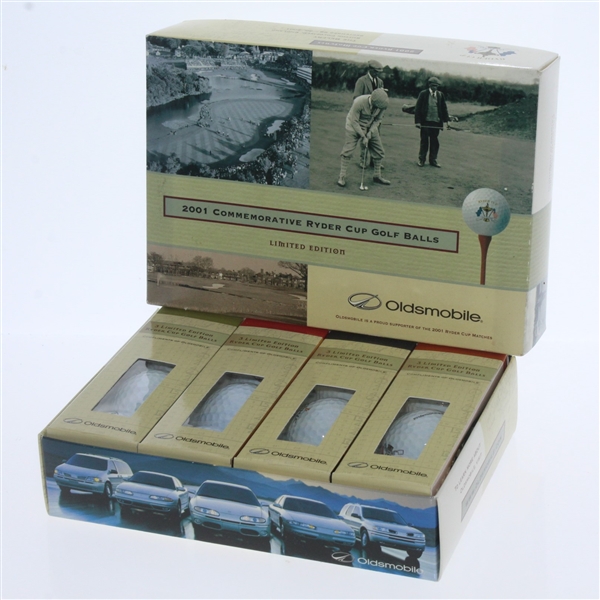 2001 Ltd Ed Ryder Cup Matches at The Belfry Commemorative Dozen Golf Balls - Roth Collection