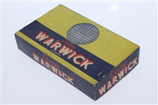 Dunlop Recessed Warwick Dozen Golf Balls - Box Only - Roth Collection