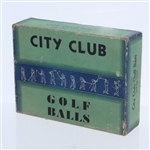 City Club For Particular Men Dozen Golf Balls - Box Only - Roth Collection