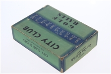 City Club 'For Particular Men' Dozen Golf Balls - Box Only - Roth Collection