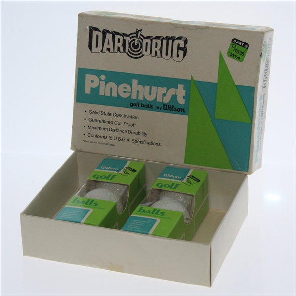Wilson Dart Drug Pinehurst Dozen Golf Balls - Two Sleeves Only  - Roth Collection
