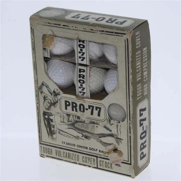 Pro-77 Vucanized Cover Dozen Golf Balls - Two Sleeves Only - Roth Collection