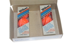 Wilson Blue Ridge Optic Orange Dozen Golf Balls - Two Sleeves Only - Roth Collection