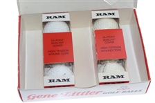 Ram Gene Littler 90+ Hi-Compression Dozen Golf Balls - Two Sleeves Only - Roth Collection