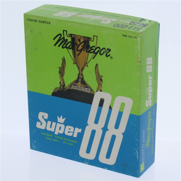 MacGregor Super88 Liquid Center Dozen Golf Balls - One Sleeve Only - Roth Collection