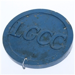 L.G.C.C. Blue Circular Iron Tee Marker - Roth Collection