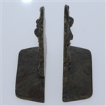 Two Vintage Golfer Themed Bookends - Roth Collection