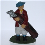 Vintage Solo Golfer with Golf Bag Iron Bookend - Roth Collection