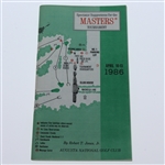 1986 Masters Spec Guide & 1986 Masters Sunday Pairing Sheet - Roth Collection