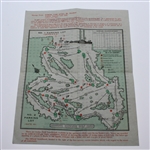 1986 Masters Spec Guide & 1986 Masters Sunday Pairing Sheet - Roth Collection